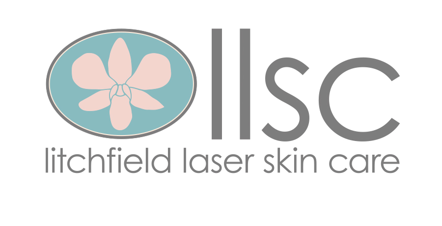 Litchfield Laser Skin Clinic Logo, using an orchid