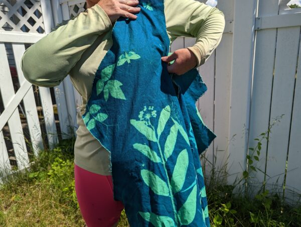 My First Cyanotype, A Wrap Jumper - Image 2